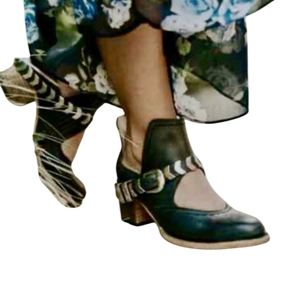 Freebird by Steven blade leather moto buckle booties - Picture 7 of 11